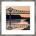 Winona Bridge Photo Early Morning Bridge Framed Print