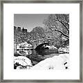 Winter At Gapstow Bridge Framed Print