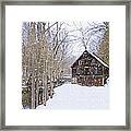 Winter At Kerrs Mill Framed Print