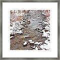 Winter Creek Scenic View Framed Print