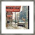 Winter Day On Euclid Avenue Framed Print