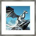 Winter Dragon Framed Print