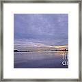 Winter Dusk Framed Print