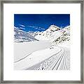 Winter Landscape With Lots Of Snow Austria Framed Print