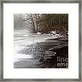 Winter On Tarklin Pond Framed Print