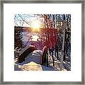Winter Scene Framed Print