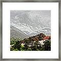 Winter Storm On A Summer Day Framed Print