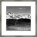 Winter Sunrise Sierra Nevada 1944 Framed Print