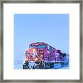Winter Train 8811 Framed Print