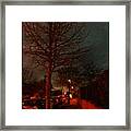 #winter #tree #sky #iphone #igers Framed Print