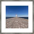 Wisconsin Point Lighthouse 6 B Framed Print