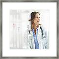 With Her, Good Health Is In Sight Framed Print