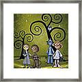 Wizard Of Oz Haunted Forest Framed Print
