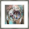 Wolf - Dreams Of Peace Framed Print