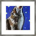 Wolf Howl Framed Print