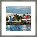 Wolfe Island Lighthouse Framed Print