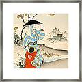 Woman And Child Framed Print