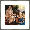 Woman Of The Well Framed Print
