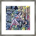 Wonder Woman Abstract Framed Print