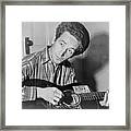 Woody Guthrie Framed Print