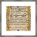 Word Of God Framed Print