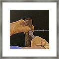 Working Hands Framed Print