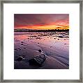 Wreck Beach Sunset Framed Print