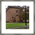 Wren Chapel At William And Mary Framed Print