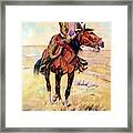 Wyoming Cowgirl, 1907 Framed Print