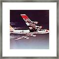 X-15 Mated To Its Mothership B52 Framed Print