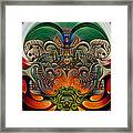 Xiuhcoatl The Fire Serpent Framed Print