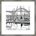 Yaquina Bay Newport Oregon Framed Print