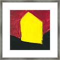 Yellow Arthouse Framed Print