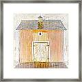 Yellow Barn Framed Print