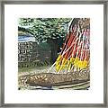 Yellow Buoys Framed Print