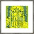 Yellow Clocktower Framed Print