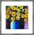 Yellow Daisies Framed Print