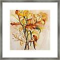 Yellow Lilies Framed Print