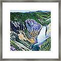 Yellowstone Falls Framed Print