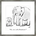 Yes, Son, We're Republicans Framed Print