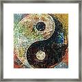 Yin And Yang Framed Print