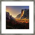 Yosemite Firefall Framed Print