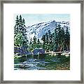 Yosemite Mirror Lake Framed Print