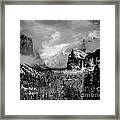 Yosemite Valley Clearing Winterstorm 1942 Framed Print