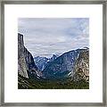 Yosemite Valley Panoramic Framed Print
