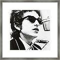 Young Bob Dylan Framed Print