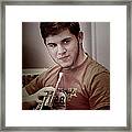 Young Musician Impression # 31 Framed Print