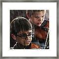 Young Musicians Impression #45 Framed Print