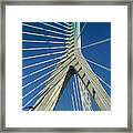 Zakim Bridge Boston Framed Print