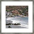 Zihuatanejo Beach Framed Print